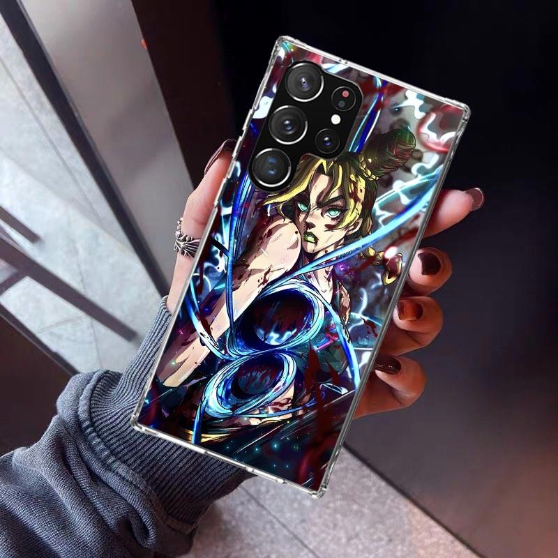 JoJo's Bizarre Adventure Jolyne Cujoh Phone Case For Samsung Galaxy S23 S24 S25 Edge S26 Ultra S22 + S21 Plus S20 FE Cover Silic