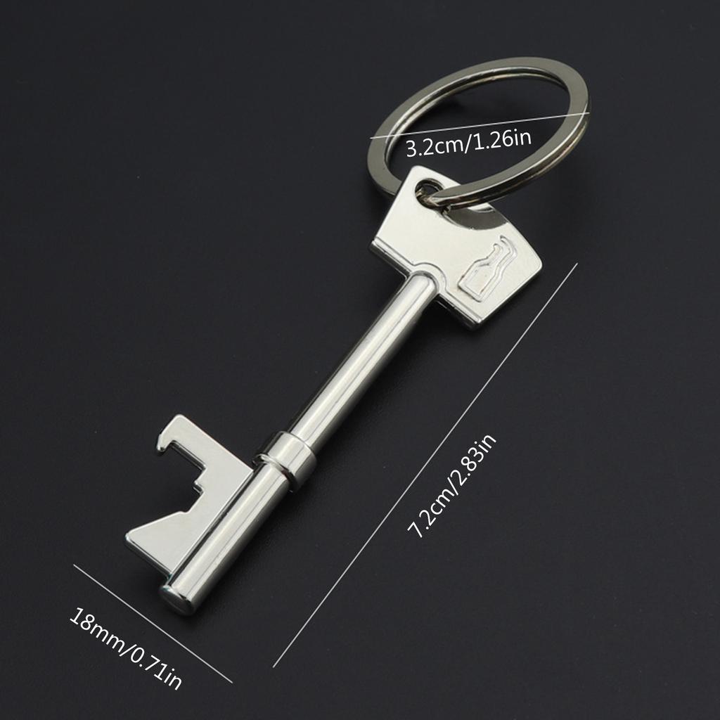 Apribottiglie con Portachiavi in Lega di Zinco Apribottiglie per Birra Portatile Mini Apribottiglie Ciondolo Portachiavi da Tasca Apribottiglie Regali Divertenti