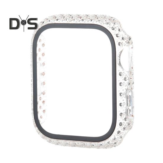 

Защитный чехол со стразами, противоударный, ударопрочный, простой в установке, защитный чехол для экрана часов Apple Watch 40mm чистый