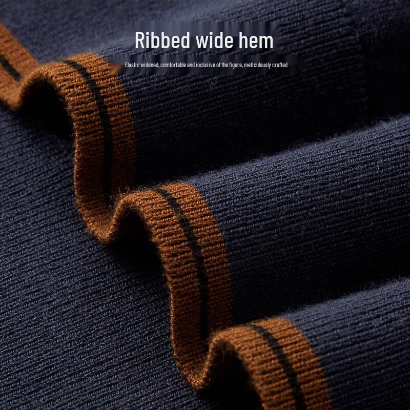Men's Cashmere Mulberry Silk Blend Long-Sleeve Polo Shirt