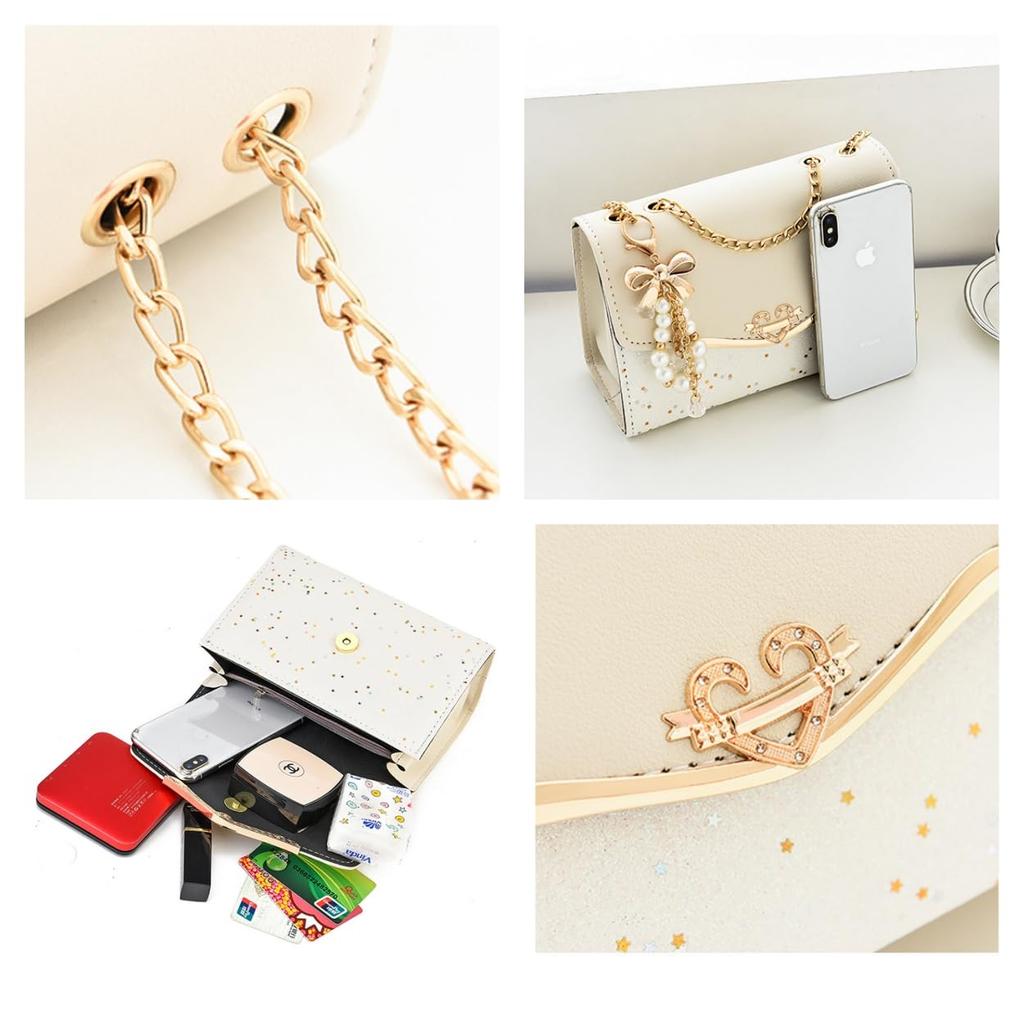 Electric Circus Mini Shoulder Crossbody Small Bag and A Popular Gift for Elementary and Middle School Available in White and Lightweight and perfect