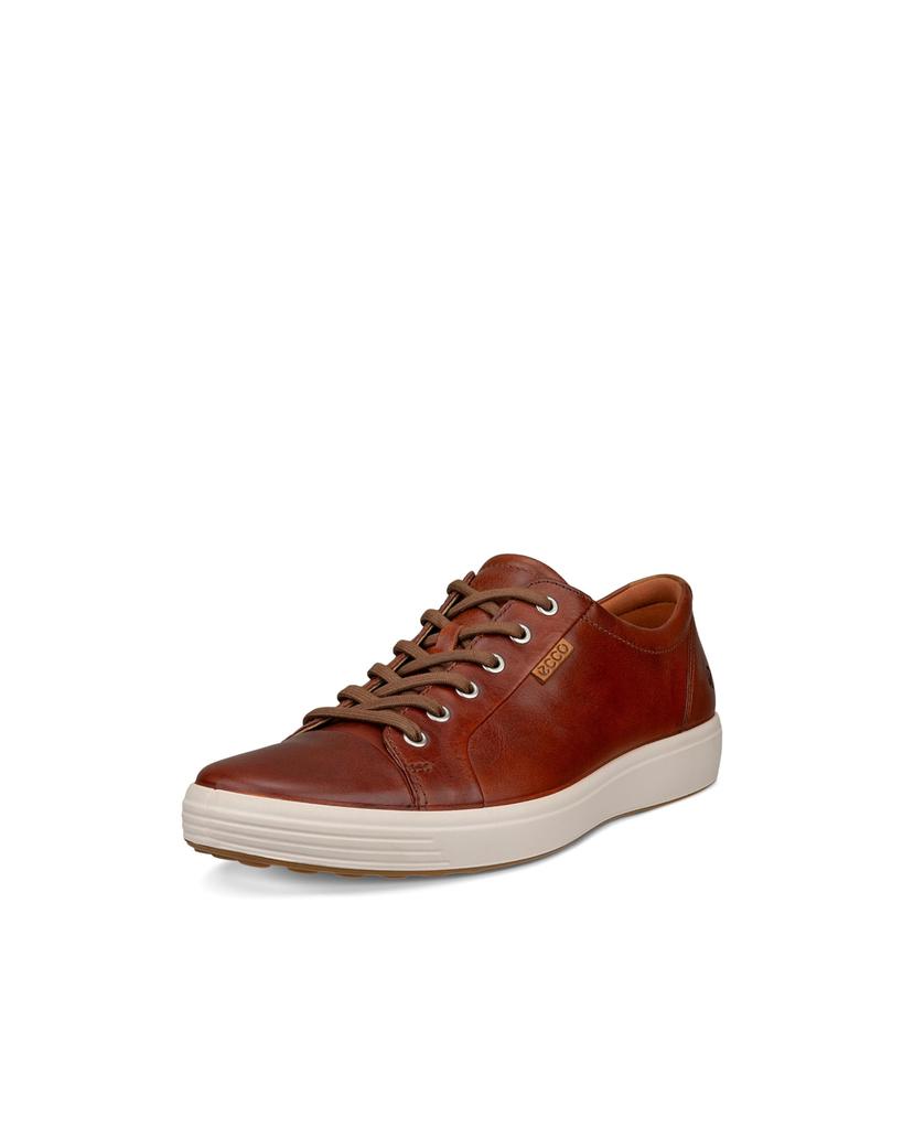 ECCO Soft 7 Sneakers for 43000401053 3E Men, COGNAC, 26.0 Cm,
