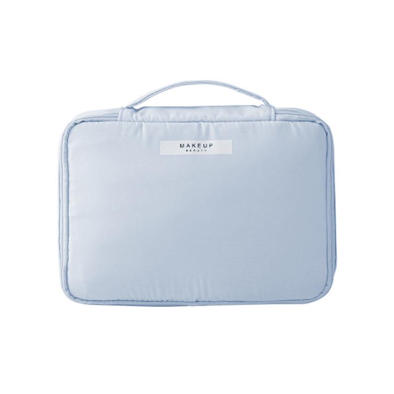 Black Foldable Makeup Brush Bag, Large Capacity, 14-40 Slots