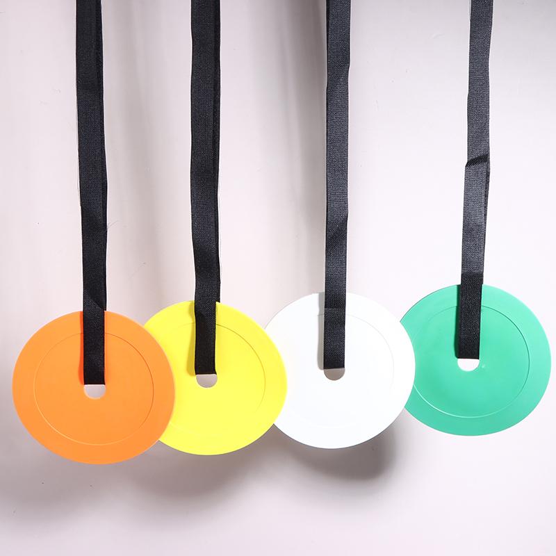 5Pcs 15CM TPR Soccer Goal Target Training Discs Adjustable Flat Markers for Enhancing Football Shooting Accuracy Practice Aids