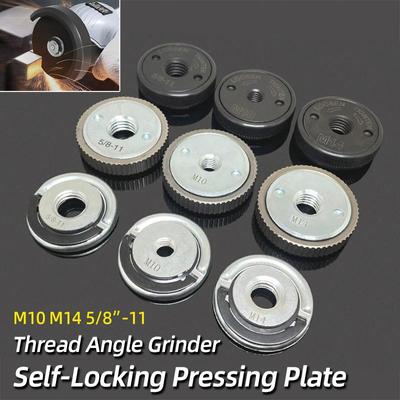 Smerigliatrice Angolare Piastra di Pressione Autobloccante Filettatura M10 M14 5/8-11 Smerigliatrice Angolare Platorello Flangia Dado a Sgancio Rapido Utensile Mandrino di Potenza