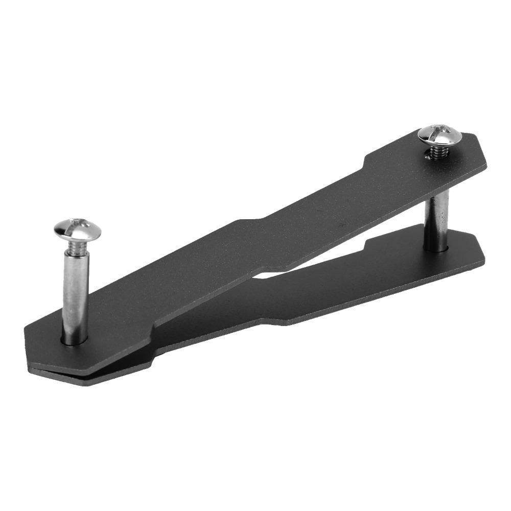 Double-Open Key Organizer Aluminum Alloy Compact Key Holder Durable Key Holder  Outdoor Use