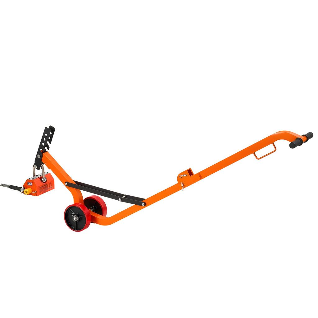 VEVOR Magnetic Lid Lifter Dolly, 600 Kg Pulling Capacity, Steel Dolly with Heavy Duty Magnet Lift and 2 Wheels, Adjustable Handle, N42 Neodymium