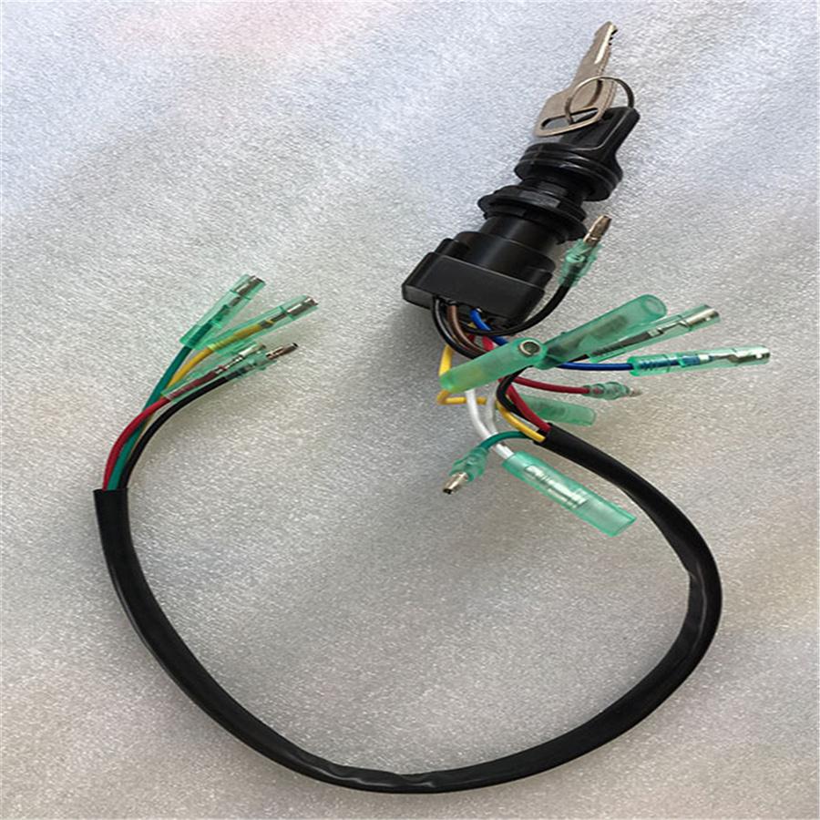 For Yamaha Boat Outboard Motor Control Ignition Main Key Switch 703-82510-43-00