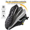 Latest Design Air Cushion Men Work Safety Shoes Anti-Smashing Comfortable Breathable Security Construction Boots