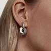 Colored Stud Earrings, Stainless Steel Earrings, Luxurious and High-end Ear Accessories, Titanium and Steel Jewelry