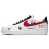 Air Force 1 Slip Resistant Low Top Skateboard Shoes Men's White Red CW2288-111(Team366-)