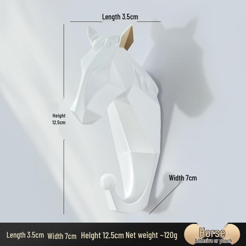 Antler Adhesive Entryway Key Hook – No-Drill Wall-Mounted Decorative Hook
