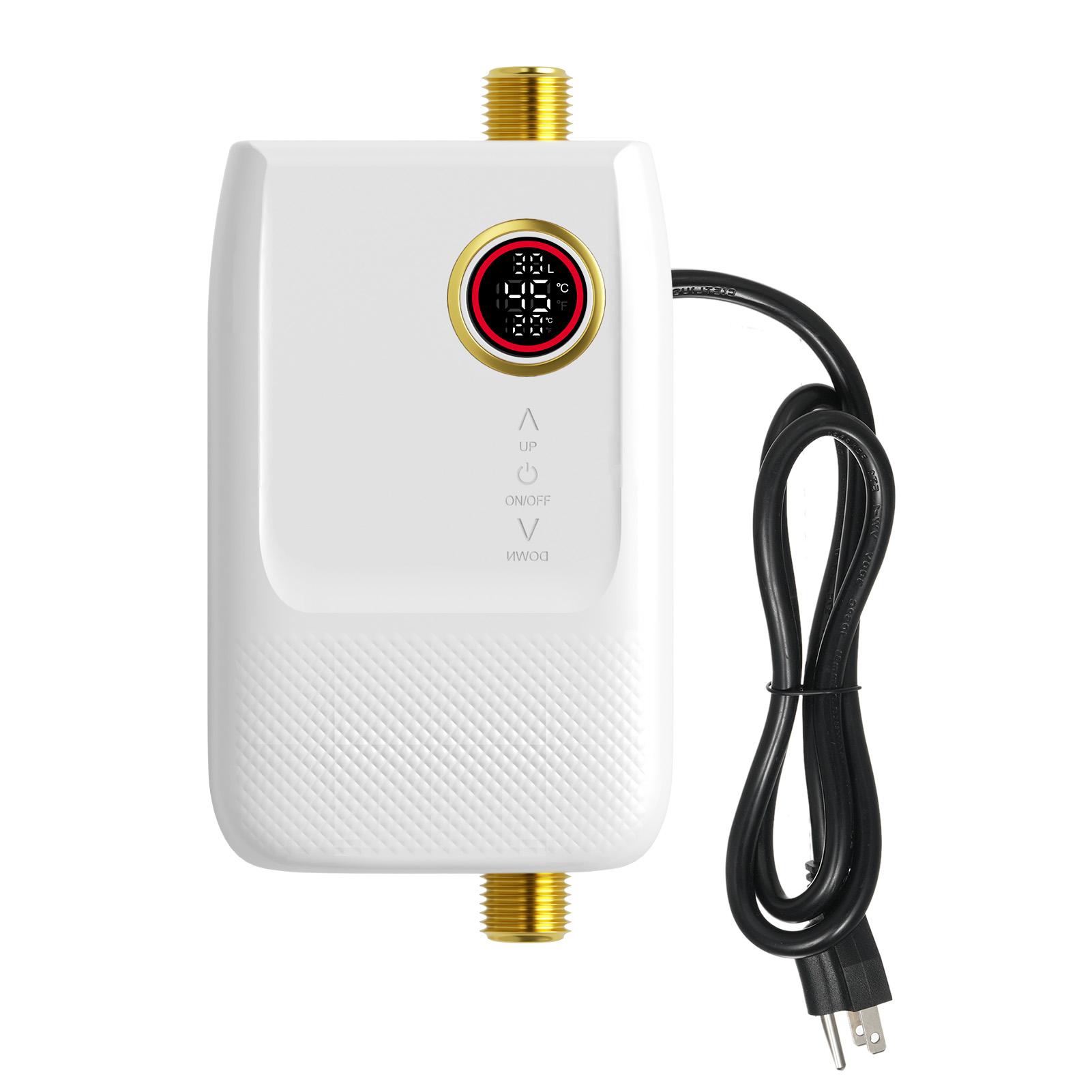 

Міні-електричний проточний водонагрівач 110 В 3000 Вт Електричний водонагрівач з цифровим екраном with US Plug