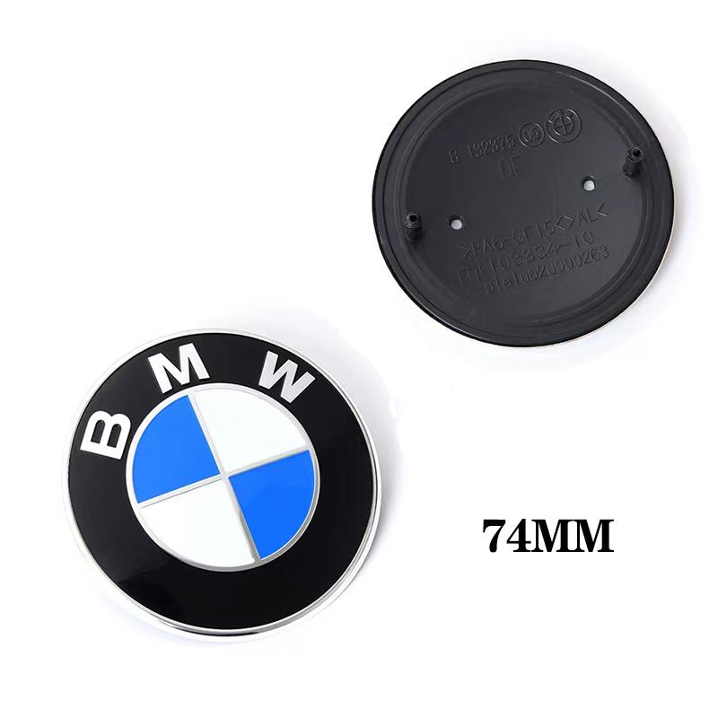 For BMW E46 E39 E38 E90 E60 F10 F30 Z3 Z4 X1 X3 Valve 74/82mm Auto Car Styling Emblem Badge Front Rear Trunk Logo Sticker NH8