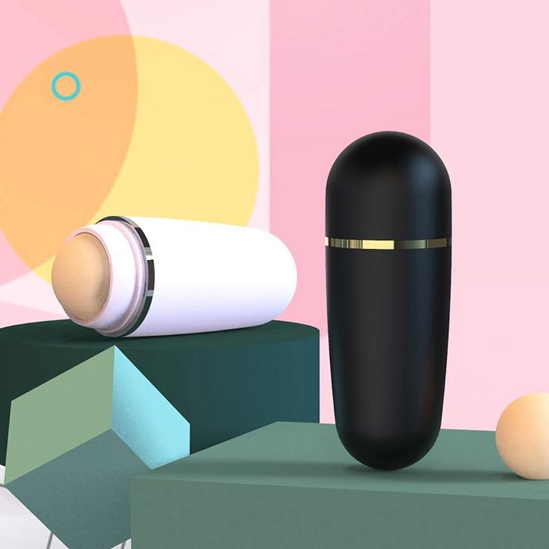 1pc Cat Paw Volcanic Stone Oil Absorber Facial Oil Washable Removing Makeup Tool  Face Oil Absorbing Roller Skin Care Tools Pink