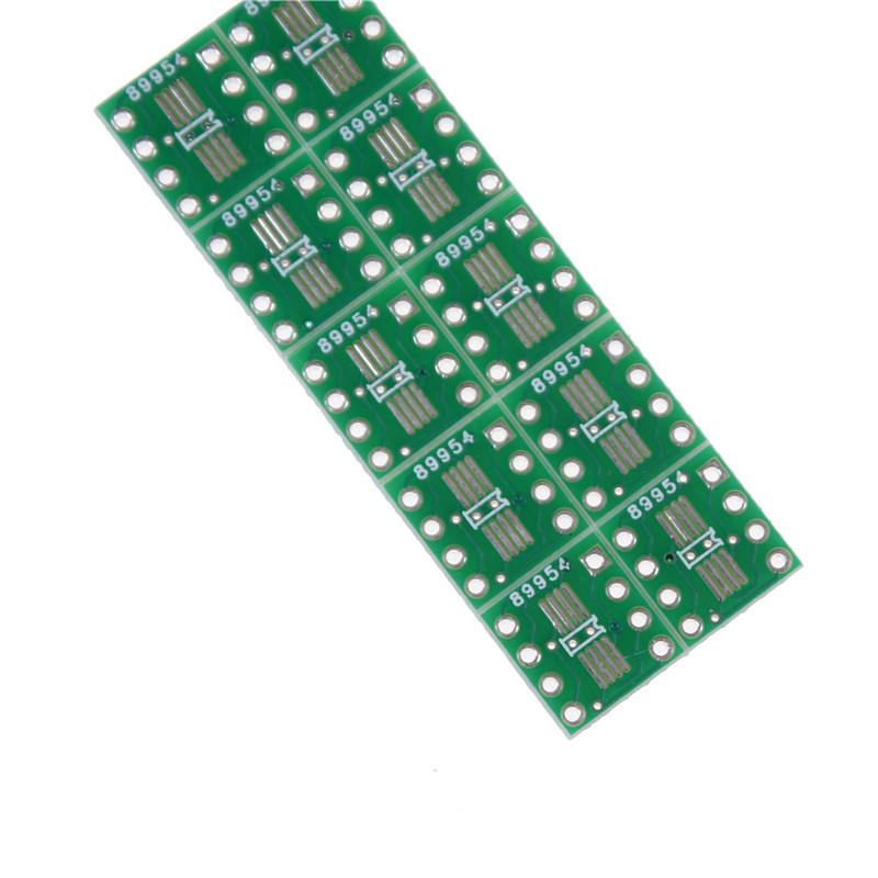 10Pcs Sop8 So8 Soic8 Tssop8 To Dip8 Adapter To Dip + Pin Header