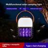 Lámpara antimosquitos solar portátil para camping luz repelente multifuncional recargable