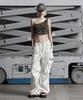 Jenyujeu Kajo Double Pocket Parachute Pants - White