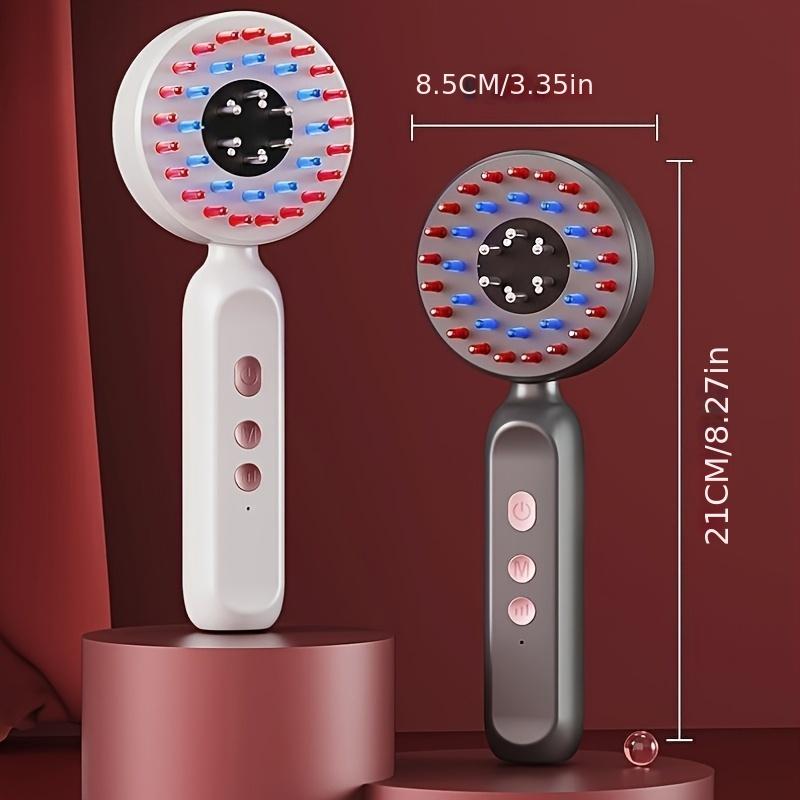 Multifunctional Introduction Liquid Head Massage Comb, 3-Speed Vibration Massage, Detachable Liquid Storage Compartment
