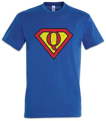 Super Q T-Shirt Letter Gift Birthday Mother's Day Fathers Day Fun Comic