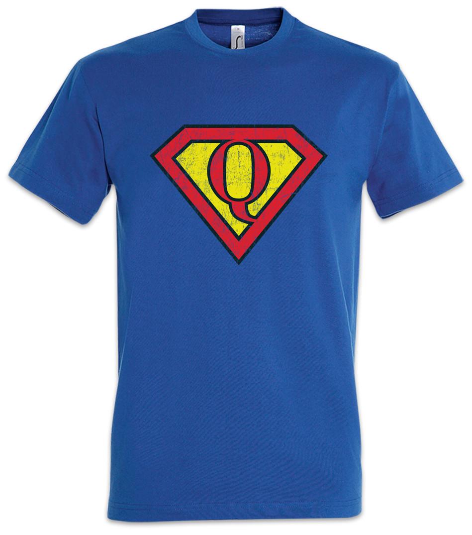 Super Q T-Shirt Letter Gift Birthday Mother s Day fathers day Fun Comic L