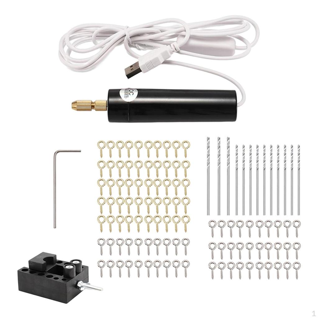 Corded Hand Drill And Bits for Jewelry Making Tool