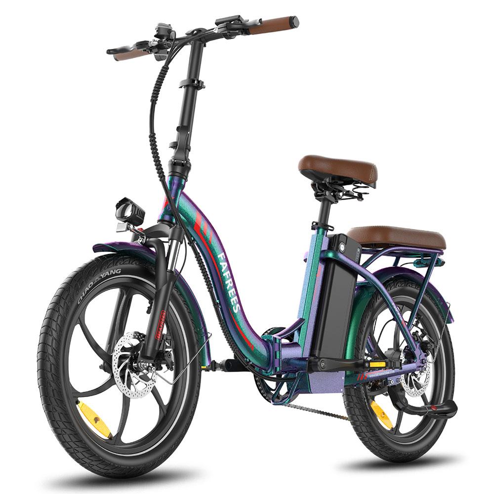 Elektrisches Fahrrad Fafrees F20+ Pro 250W Motor Faltbares Stadtelektrofahrrad 36V 25AH LCD-Display Shimano 7-Gang 20" Fettreifen