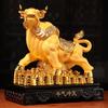 Fengshui Golden Bull Decorations Resin Lucky House Household Living Room Space Tv Cabinet Wine Cabinet Decoration Housearming Gifts Ornaments