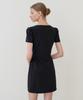 BIBYSEOB Puff Mini Dress Black [T61]
