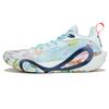 Li Ning DLO1 Dämpfung, Abriebfeste Low-Top Basketballschuhe Herren Blau ABPV009-3(Team-)-Zufällige Verpackungsbeutel