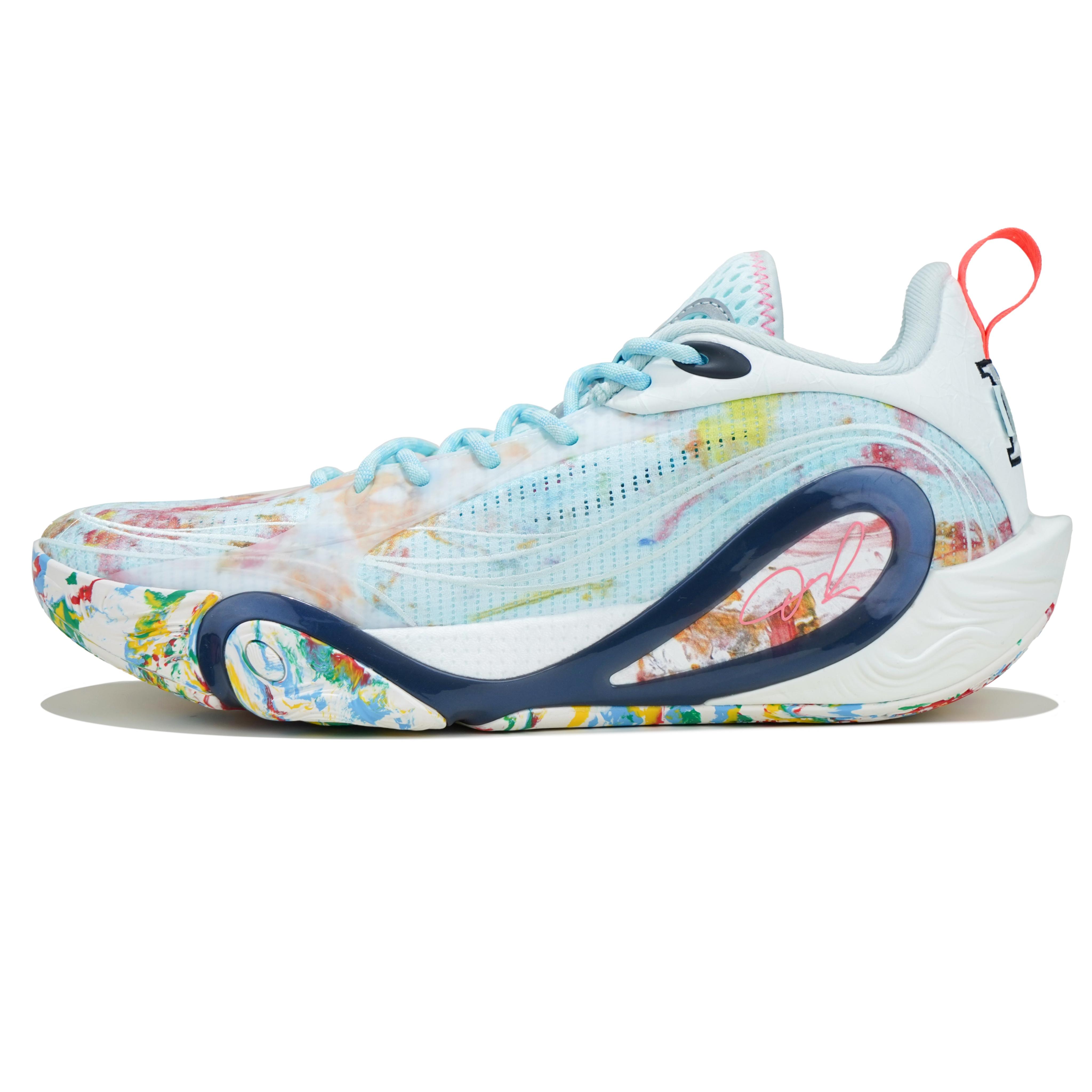 Баскетбольные кроссовки Li Ning DLO1 с амортизацией, износостойкие, низкие, мужские, синие, ABPV009-3(Команда-) 41