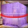 3 Doors Four Corner Mosquito Net Canopy Mosquito Netting For Double Bed Mosquito Repellent Tent Insect Reject Canopy Bed Curtain