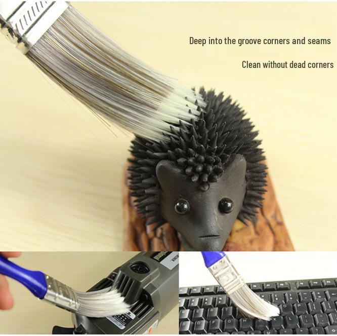 Car Vent & Dashboard Cleaning Brush - Long, Soft Bristles for Interior Dust Removal