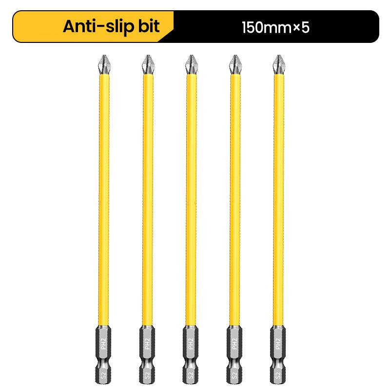 Anti-Slip and Shock-Proof Bits Screwdriver Bits High Hardness Strong Magnetic 25/50/65/70/90/150mm PH2 Screwdriver Set