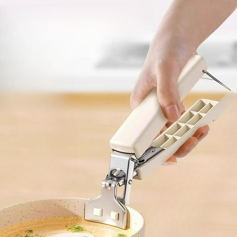 Heat Resistant Bowl Tongs, Kitchen Utensils, Steamer, Stainless Steel Plate, Elevator, Cooking Safety Clamp Tool