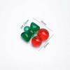 Acrylic Fruit Ribbon Cherry Keychain Accessory Supplies