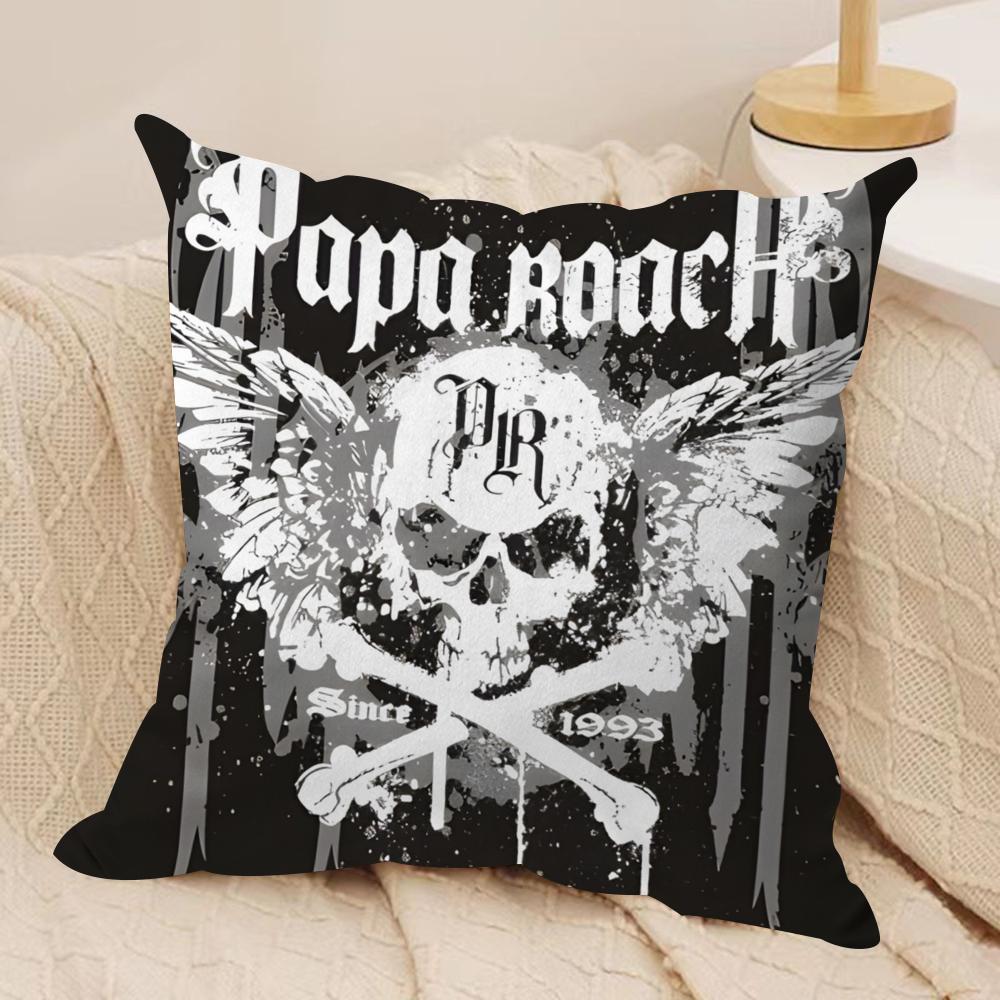 Classic PPapaS RRoach Cushion Cover Soft Plush Fabric DoubleSided Printed Sofa Cushion Cover for All Seasons Home Decor Gift