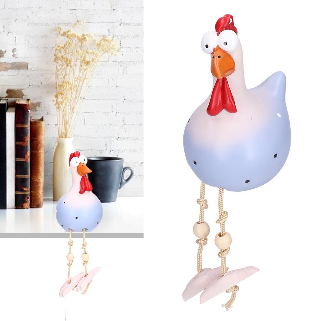 Chicken Statue Resin Animal Ornament Decoration Crafts for Home Garden Yard
