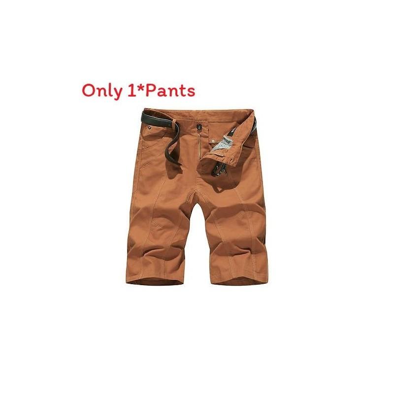 Summer Mens Cargo Shorts With Bamboo Fiber For Casual Wear And Comfort