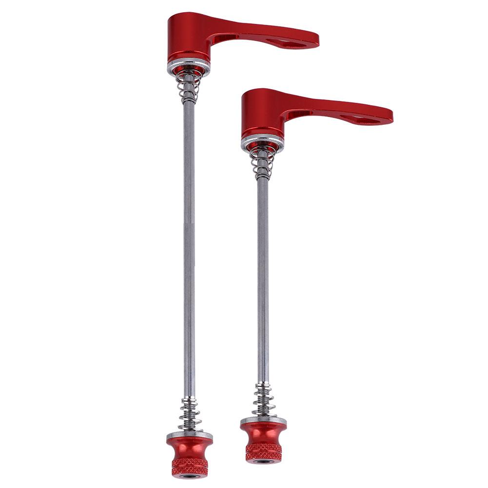 1 Pair   Quick Relse Skewers Axle Skewer 157MM 197MM for   Road Bike Black