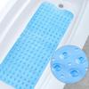 Bathtub Anti-Slip Shower Mat - Bathroom Foot Pad with Suction Cups to Prevent Falls