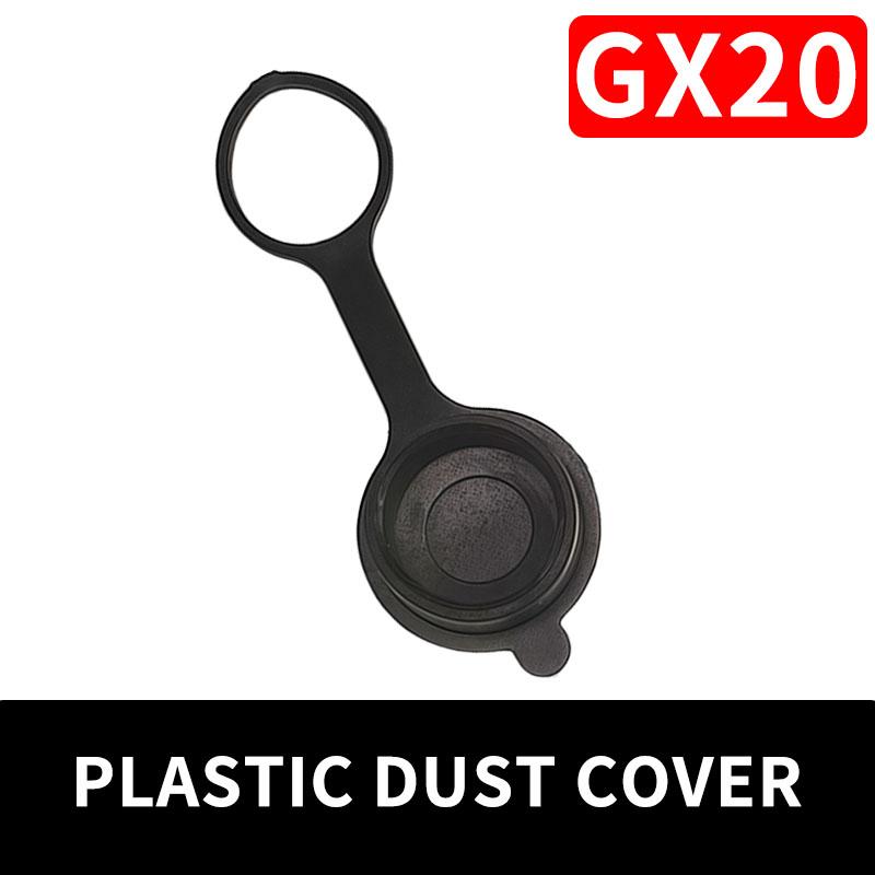 

10Pcs GX12 GX16 GX20 Aviation Plug Socket Dust Cover Waterproof Cover Metal Plastic Threaded Protective Cover 10 PCS