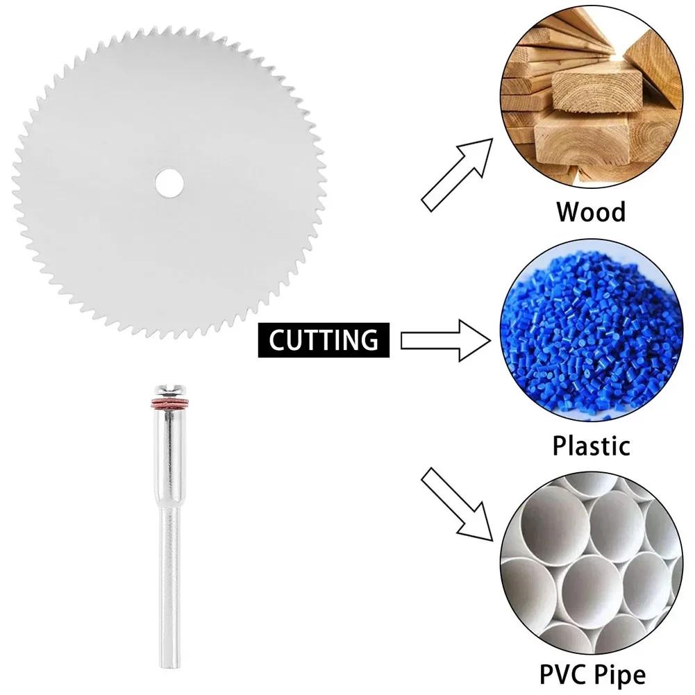 11Pcs Circular Cutting Dsic For Wood Diamond Saw For Engraver 2.35/3mm Mandrel 16/18/22/25/32mm Rotary Tools Electric Drill