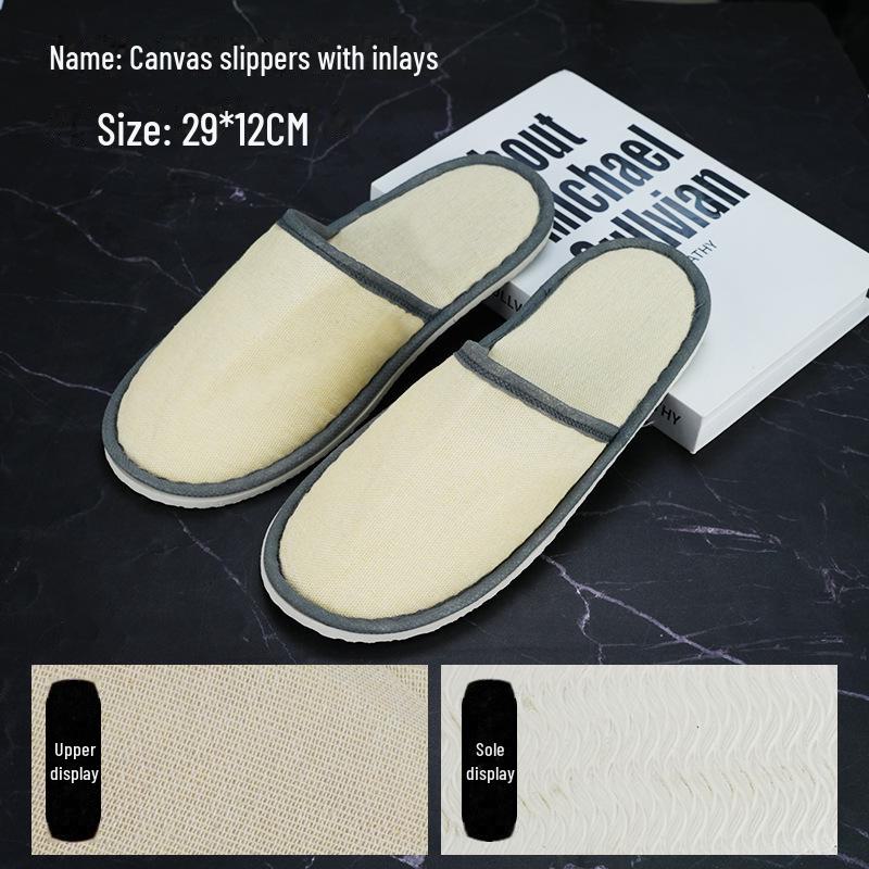 Verdickte Korallenfleece Rutschfeste Einweg-Hausschuhe für Hotels, Pensionen und Reisen