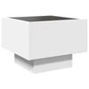 Stolik Nocny Z Led Infinity, Biały, 40X40X30 Cm