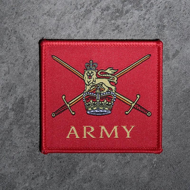 British Army Velcro Tactical Armband Morale Badge Military Fan Embroidery DIY