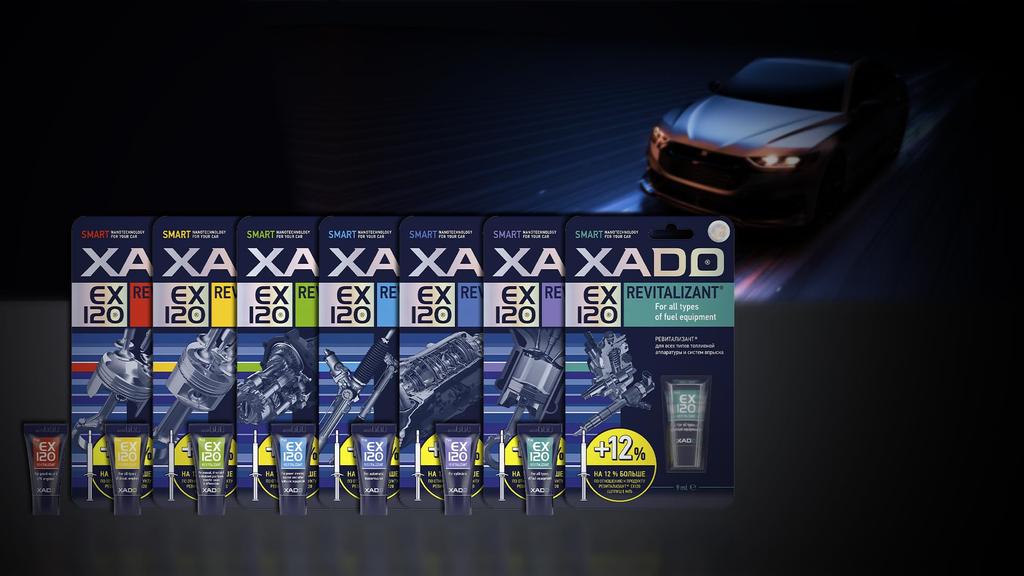 XADO REVITALIZANTE EX120 para transmisión automática AT CVT Aditivo (0.3 fl oz (8ml)