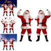 Luxurious Velvet Santa Claus Costume For Adults With Complete Accessories Set