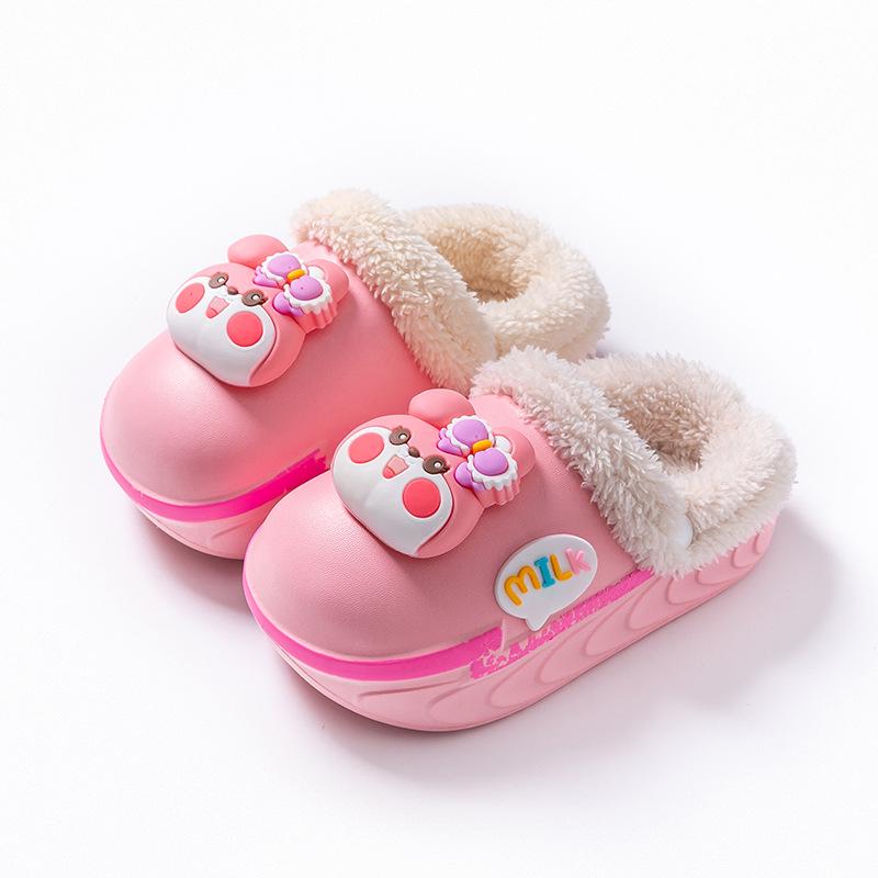 Женские летние милые мультяшные нескользящие толстоподошвенные домашние шлепанцы из ЭВА для душа с уникальной текстурой 2025 24-25 Inner 14-145CM розовый 1060₽