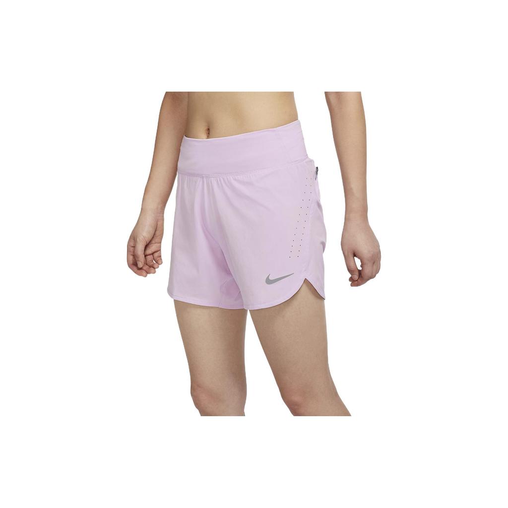 Nike Eclipse Solid Color Casual Running Shorts Women Shorts Pink Purple CZ9569-530